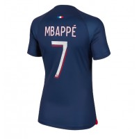 Camisa de time de futebol Paris Saint-Germain Kylian Mbappe #7 Replicas 1º Equipamento Feminina 2023-24 Manga Curta